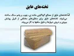 انواع عایق ها (رطوبتی ، حرارتی و صوتی ) – 139 اسلاید