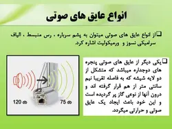 عایق حرارتی ، عایق صوتی و عایق رطوبتی و اب بندی ( 180 اسلاید )