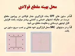 ستون های مرکب فولادی بتنی ( 103 اسلاید )
