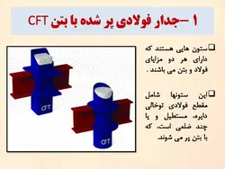 ستون های مرکب فولادی بتنی ( 103 اسلاید )