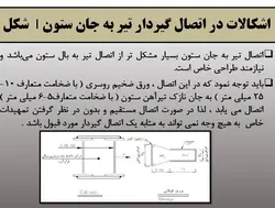 بررسی تخصصی اشکالات اجرایی در اتصالات گیردار ( 179 اسلاید )