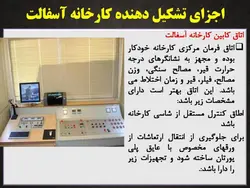 کارخانه و ماشین آلات تولید آسفالت