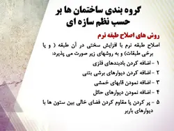 روش های تعمیر ، نگهداری و مقاوم سازی ساختمان ها