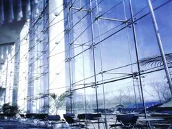 نمای شیشه ای اسپایدر ؛ اتصالات عنکبوتی ( دو پاورپوینت )