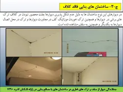 مخاطرات ناشی از اجرای قطعات الحاقی در زلزله ( دیوار، نما ، سقف کاذب و … )