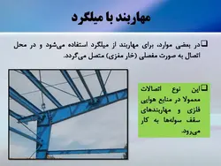 بادبند ؛ اتصالات و نکات اجرایی