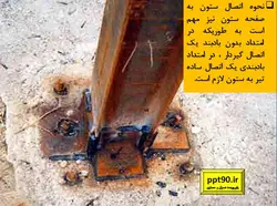 اشکالات اتصالات در سازه فولادی ( 156 اسلاید )