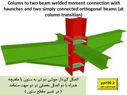 انواع اتصالات جوشی پیاده سازی شده