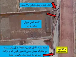اجرای اتصالات فولادی با پرچ ، پیچ و جوش ( 130 اسلاید )