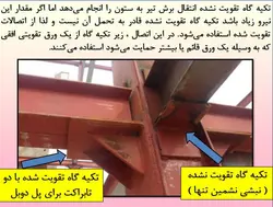 بررسی جامع تمامی انواع اتصالات در ساختمان های فولادی ( 210 اسلاید )