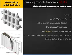 سیستم ساختمان های بتن مسلح با قالب عایق ماندگار ICF