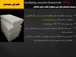 سیستم ساختمان های بتن مسلح با قالب عایق ماندگار ICF