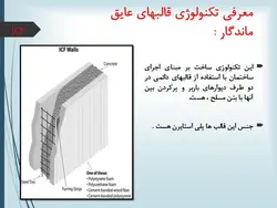 سیستم قالب های عایق ماندگار ICF