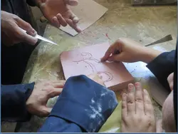 کارگاه تصویری کار با گچ