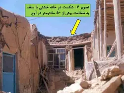 تخریب ساختمانهایی با مصالح بنایی در زلزله چنگوره ، آوج و نجف آباد