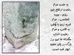 کرمو یا شن نما شدن بتن