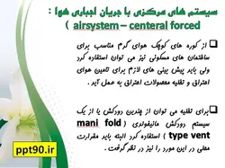 تهویه مطبوع و مصرف انرژی