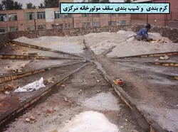 مراحل ساخت استخر سرپوشیده کوثر