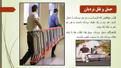 ایمنی نردبان ( چهار پاورپوینت )