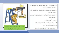 انواع نردبان و نکات ایمنی در نصب و استفاده از نردبان ها