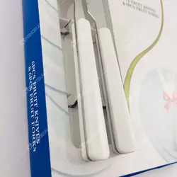 کارد و چنگال استار مکس مدل پلاستیکی رنگ سفید