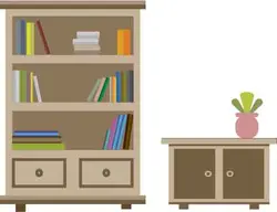 وکتور کتابخانه