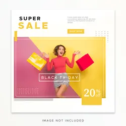 قالب آماده فروشگاهی پست اینستاگرام - شماره ده