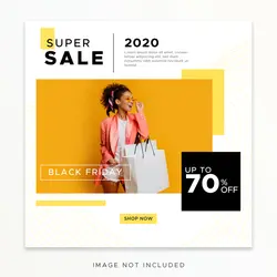 قالب آماده فروشگاهی پست اینستاگرام - شماره یازده