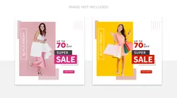 قالب آماده فروشگاهی پست اینستاگرام - شماره هفت