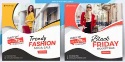 2 طرح فروشگاهی قالب پست اینستاگرام