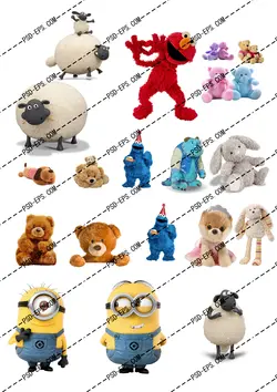 عروسک و شخصیت های کارتونی