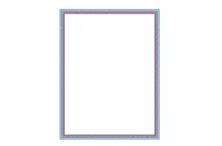 دانلود وکتور حاشیه طرح دار برگه