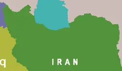 نقشه کشورهای خاورمیانه و ایران با کیفیت HD