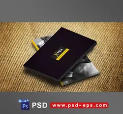 کارت ویزیت لایه باز ویژه باشگاه های بدنسازی و انواع مشاغل با طراحی بسیار شیک و زیبا و رنگ بندی مشکی و نارنجی