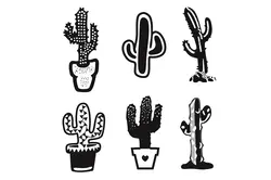 دانلود وکتور کاکتوس