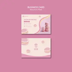 موکاپ کارت ویزیت شیرینی و کوکی