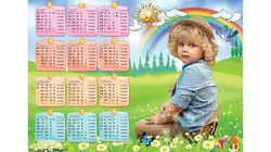 تقویم لایه باز 1399 با طرح کودک