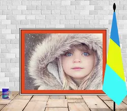 موکاپ قاب عکس و پرچم لایه باز