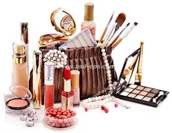 عکس با کیفیت تبلیغاتی لوازم آرایشی آینه کرم پودر رژ رژگونه