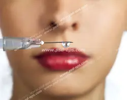 عکس با کیفیت تبلیغاتی تزریق ژل به لب پایین
