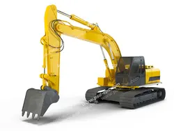 عکس با کیفیت تبلیغاتی بیل مکانیکی