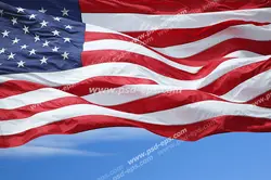 عکس با کیفیت تبلیغات پرچم آمریکا در باد