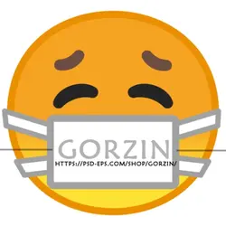 4 عدد عکس استیکر ماسک زده دوربری شده