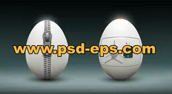 وکتور لایه باز امنیت سیستم تخم مرغ