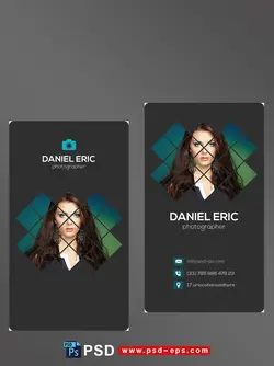 طرح آماده لایه باز کارت ویزیت دورو ویژه ی شرکت های تجاری آرایشی بهداشتی مدلینگ خیاطی .