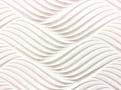 عکس با کیفیت دیوار سه بعدی یا دیوارپوش 3D با طرح خطوط منحنی و موج دار برجسته