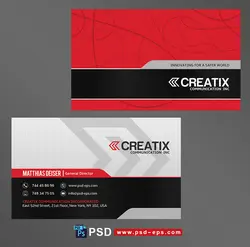 طرح آماده لایه باز کارت ویزیت دورو ویژه ی شرکت های تجاری بازرگانی مهندسی معماری ساختمانی