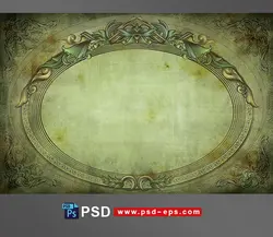 قاب یا فریم لایه باز با طرحی زیبا مناسب عکس های خانوادگی و قدیمی