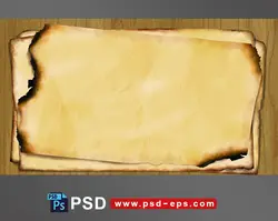 قاب و فریم مناسب متون ادبی ، اشعار و نامه با طرح برگه های کاهی سوخته