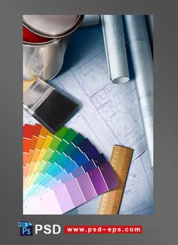 طرح لایه باز نمادین از طراحی داخلی و رنگ آمیزی دیوارها و نماهای داخلی منزل